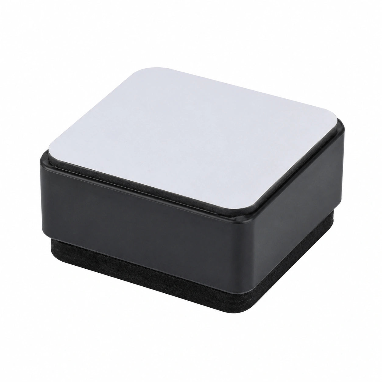 Selbstklebende Möbelerhöhung aus Karbonstahl, 4er Set, 3 cm hoch, für Sofa, Tisch und Schrank, Schwarz