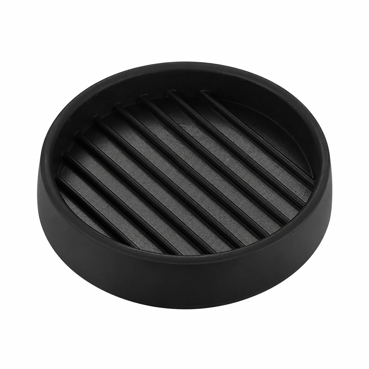 8er Set Runde Gummi-Möbeluntersetzer 51mm - Möbel-Schutzpads für Hartholzböden, Schwarz