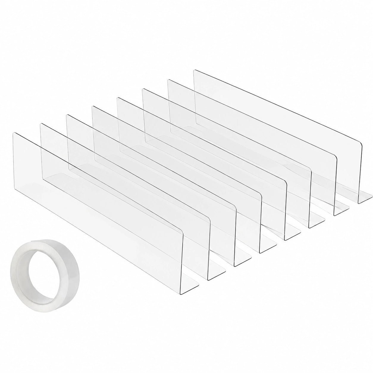 Transparente Möbelblocker für Sofa und Bett gegen Staub und Spielzeug, 8er Pack