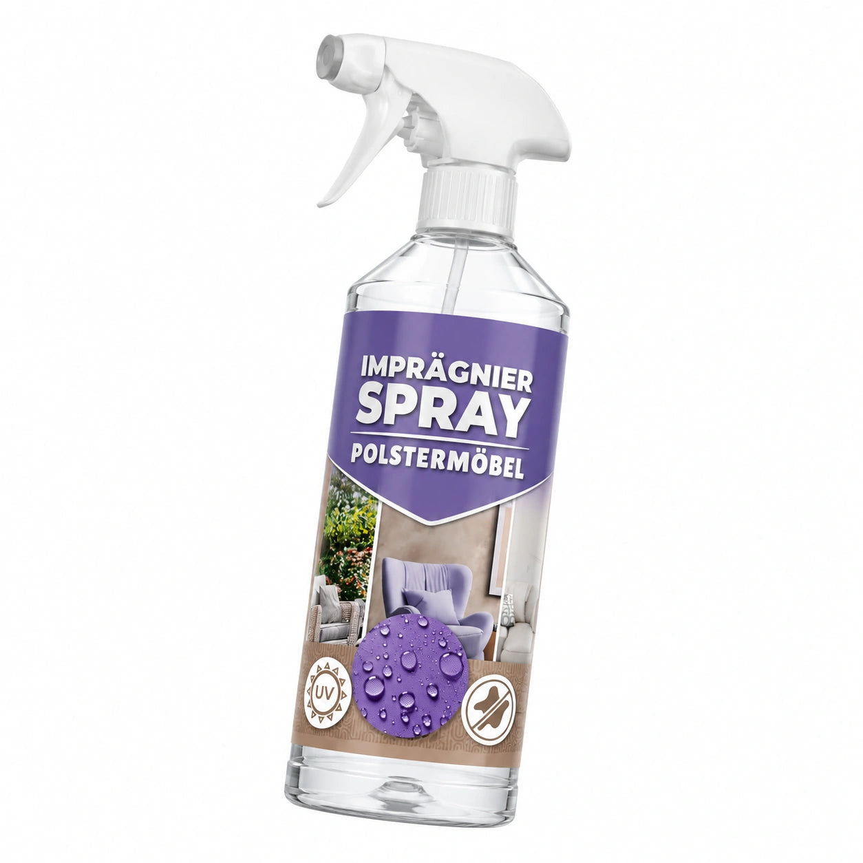 Imprägnierspray für Möbel und Autositze – Fleck- und Wasserschutz, PFC-frei, Hergestellt in Deutschland
