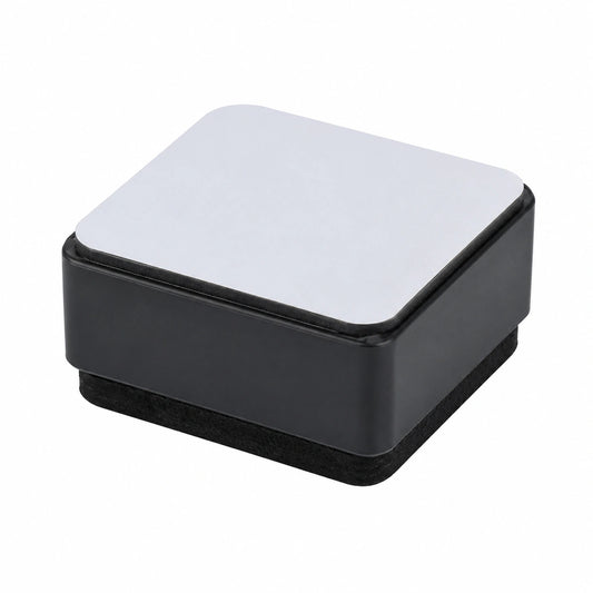 Selbstklebende Möbelerhöhung aus Karbonstahl, 4er Set, 3 cm hoch, für Sofa, Tisch und Schrank, Schwarz