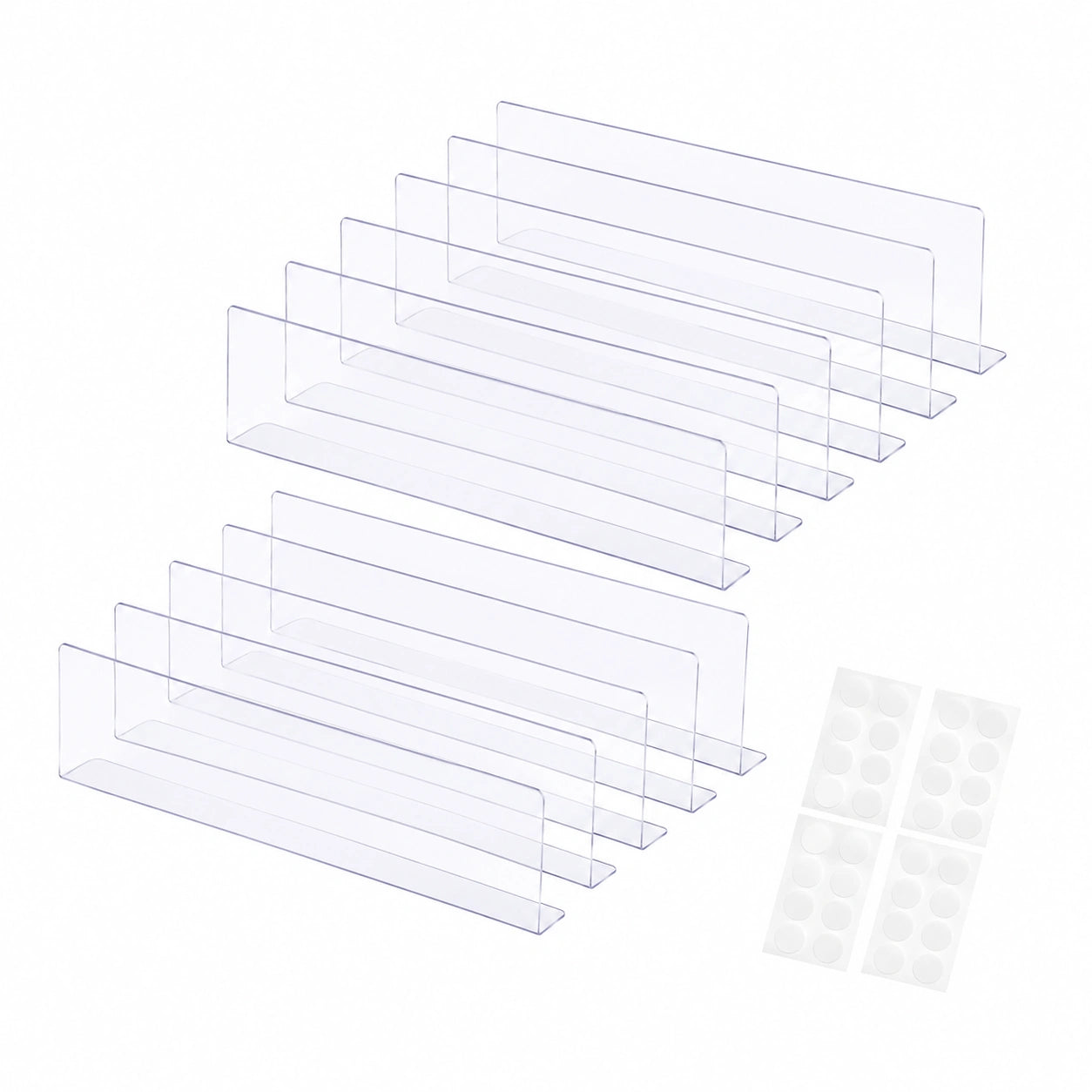 Transparente Spielzeug-Sperre für Möbel, 12er Set, 40x8x4cm