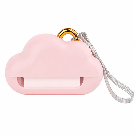 Mini Fusselrolle in Wolkenform – Tragbare Fusselentferner mit 5 Ersatzrollen, 150 Blatt, für Kleidung, Möbel und Reisen