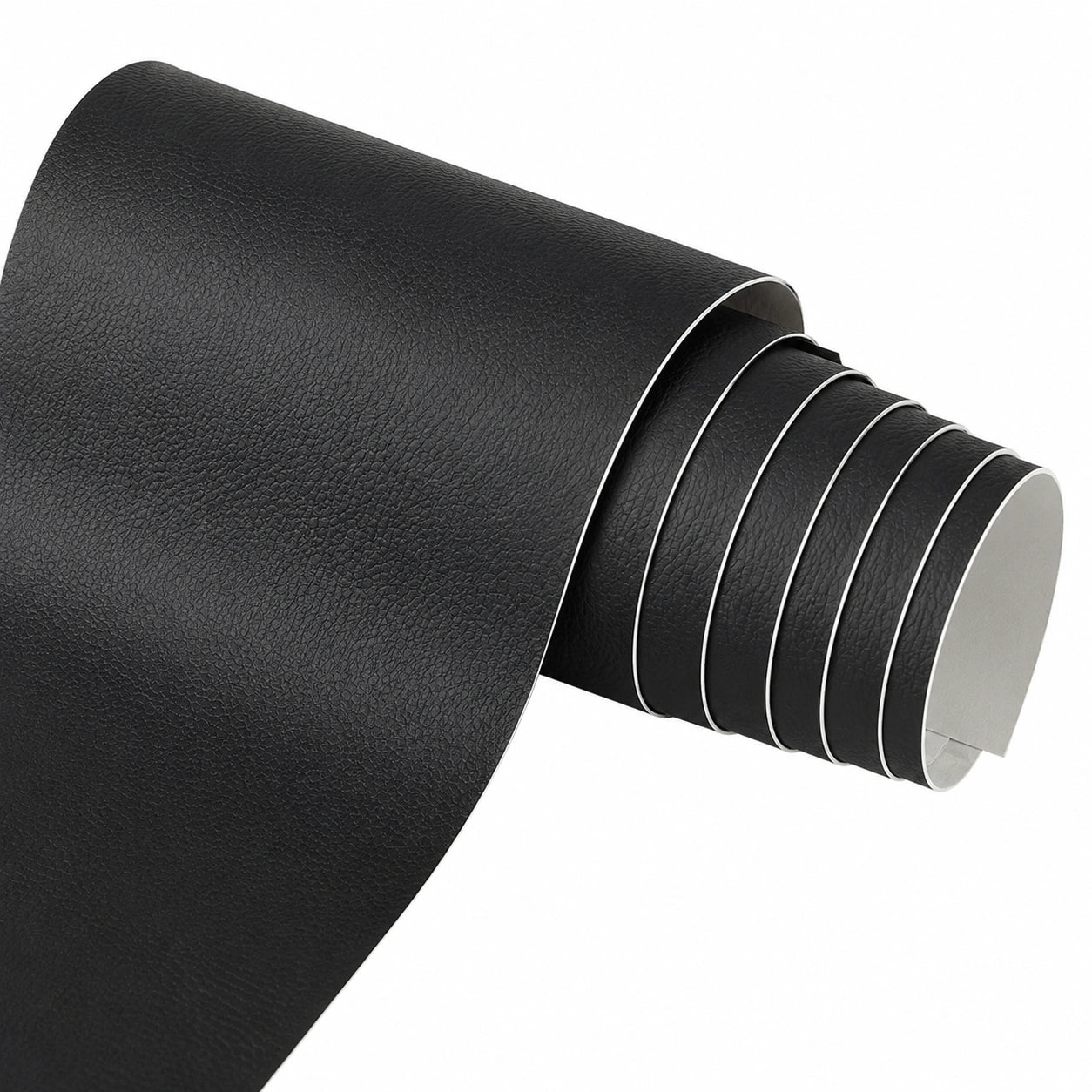 Schwarzes Lederreparatur-Set: Selbstklebendes Kunstleder 30x100 cm für Möbel und Kleidung