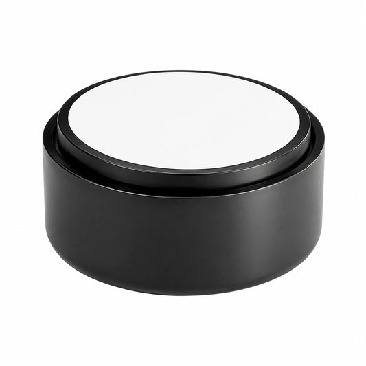 Verstellbare Möbelfüße aus Kunststoff Ø 53,5 mm – 4er Set in Schwarz inkl. Montagezubehör