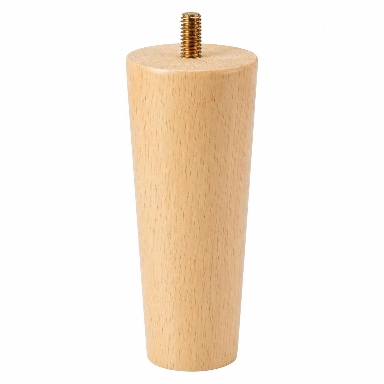 Massivholz-Möbelbeine Set, 12cm, inkl. Schrauben und Gummipads, ideal für Tisch, Sofa und Schrank