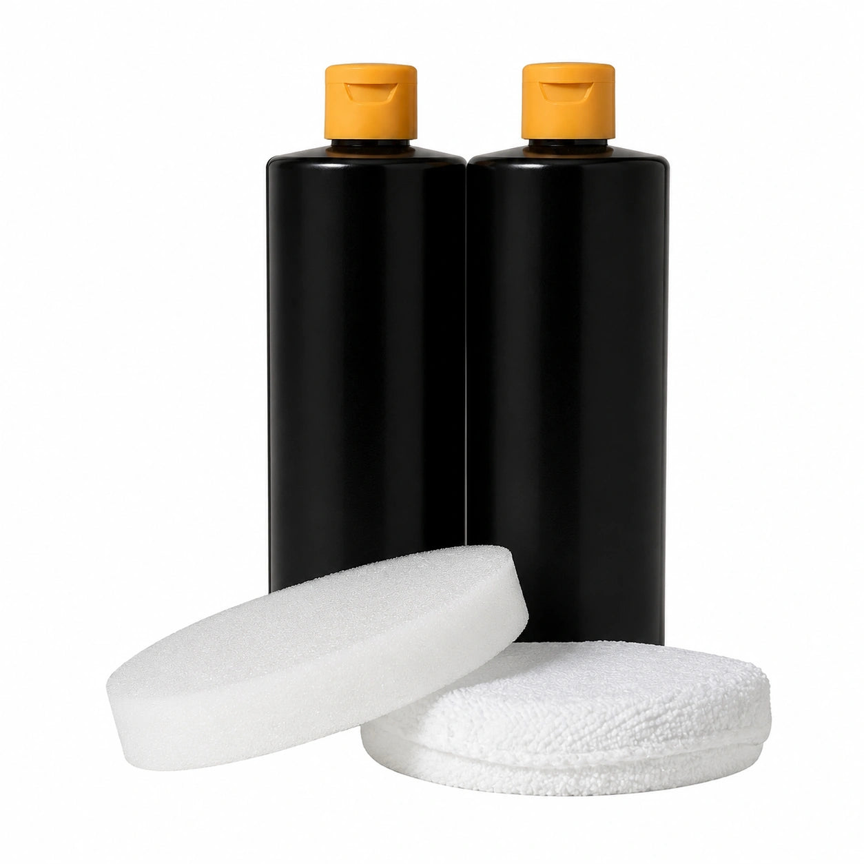 Hochwertiges Lederpflegeset 2x500ml – Reiniger und Conditioner mit Lederduft, inklusive Schwamm & Tuch – Ideal für Sofa, Autositz und Möbel